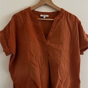 Madewell short-sleeve top - xs